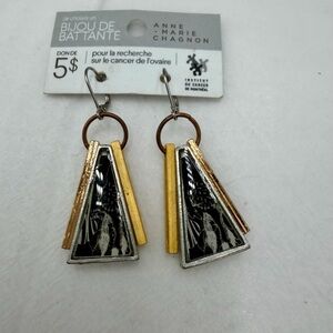 Anne-Marie Chagnon Gold and Silver Earrings